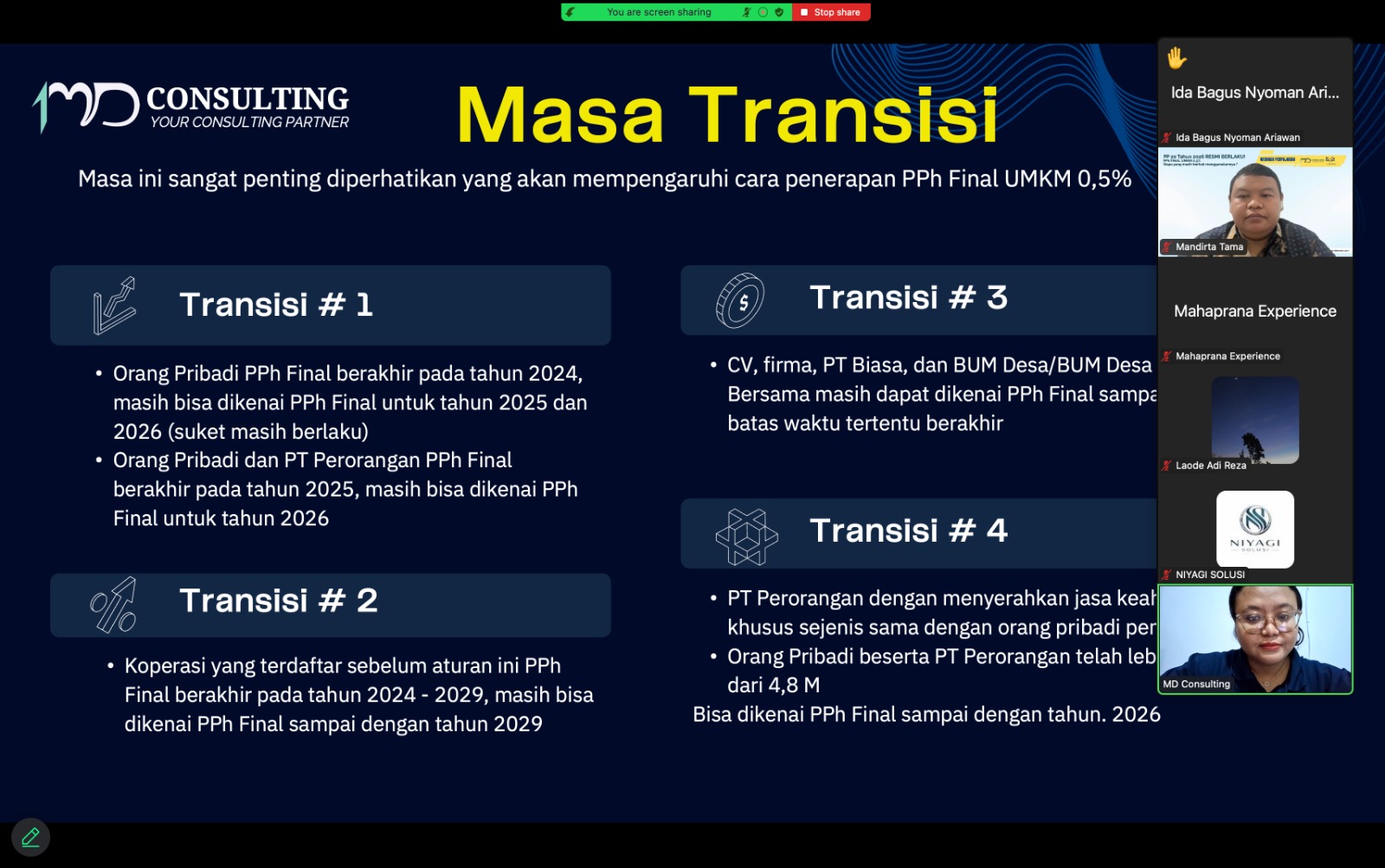 Webinar Perpajakan